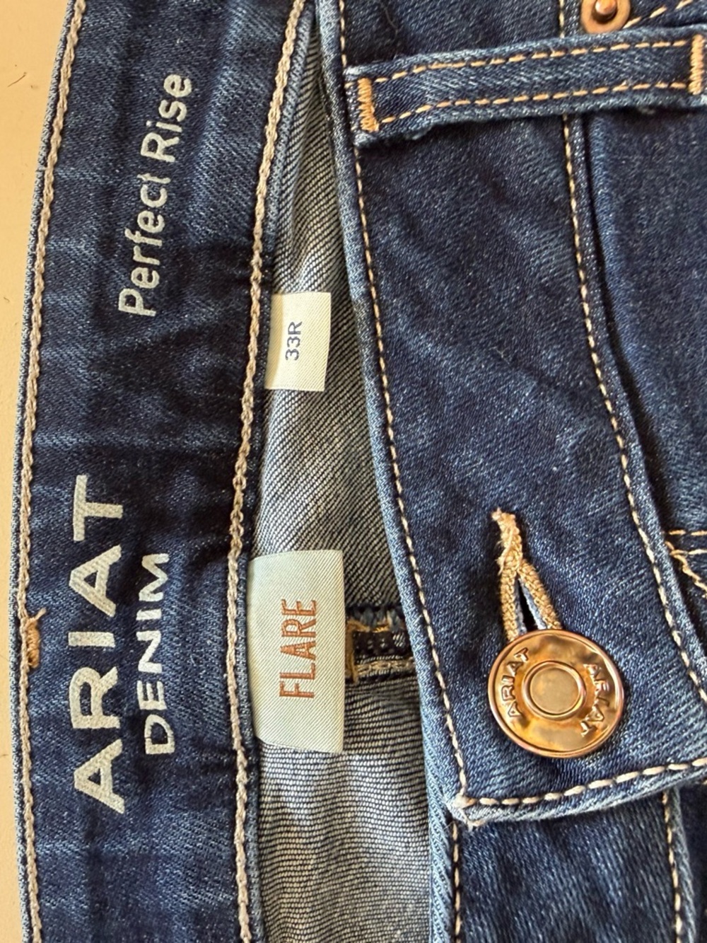 Ariat Men’s Dark Blue Denim Bootcut Jeans
